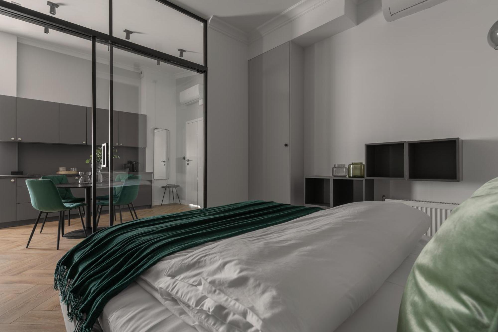 Apartio Rooms カトヴィツェ 部屋 写真